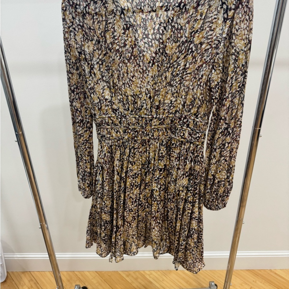 Maje Multicolor Long Sleeve Dress